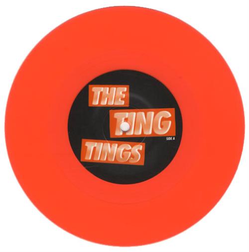 The Ting Tings That's Not My Name - Orange Vinyl UK 7